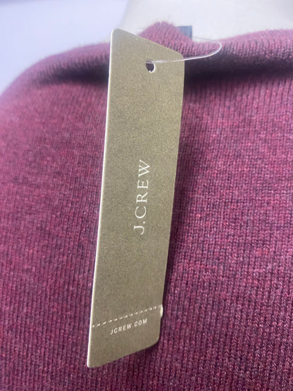 J Crew Burgundy Light Cotton and Cashmere Pull Over Medium BNWT