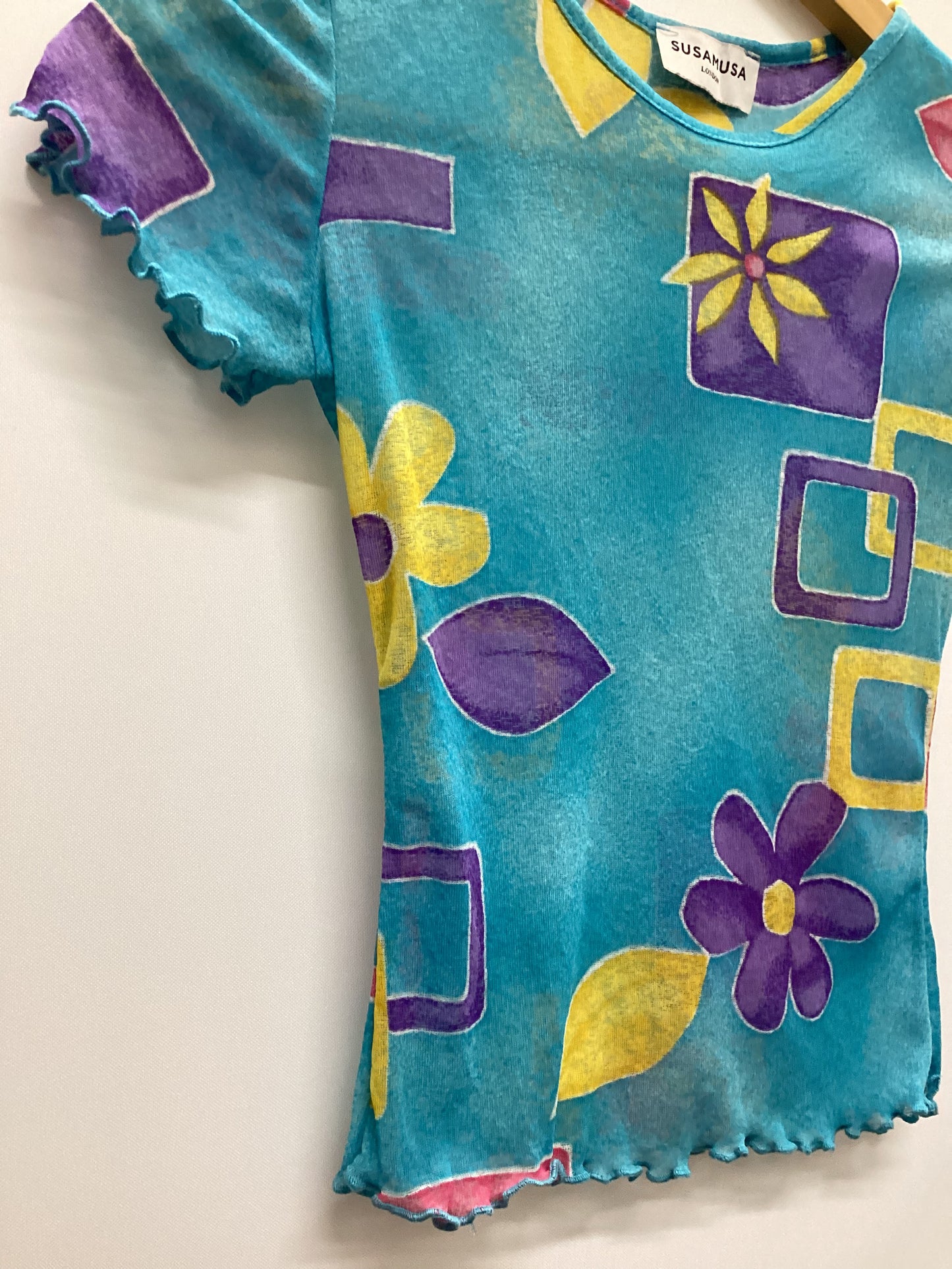 Susamusa London Sheer Colourful Top XS/S