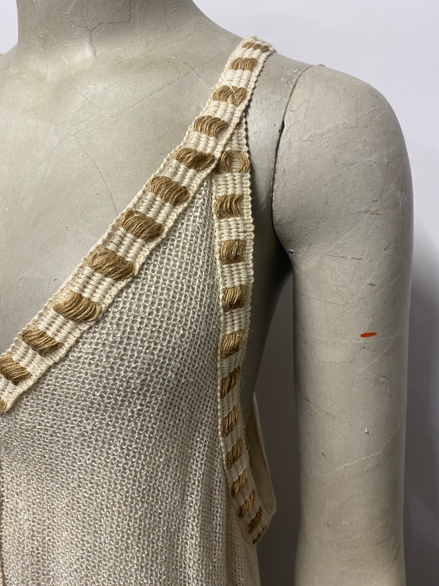 Pahiesa Formentera Strapless V-neck Cotton Woven Maxi Summer Dress Small/Medium