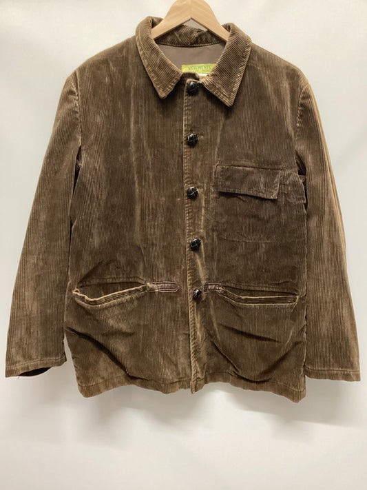 Vintage Royal Hunter Brown Corduroy Hunting Jacket Made in France Size 44