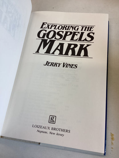 Exploring The Gospels Mark Jerry Vines