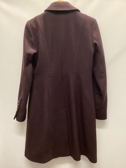 Hobbs Dark Red Wool Blend Coat Size 12