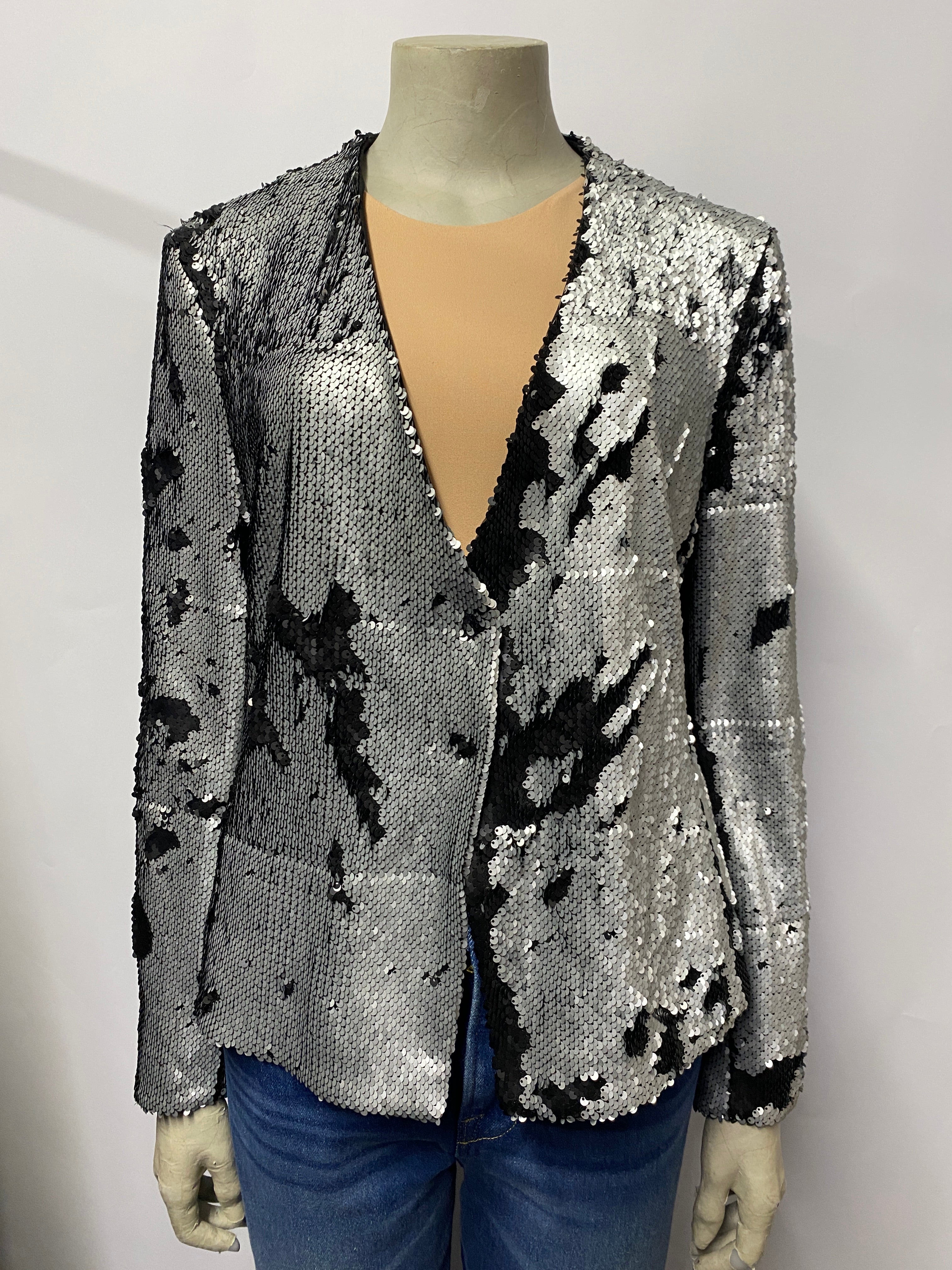 Grey top occasion jacket