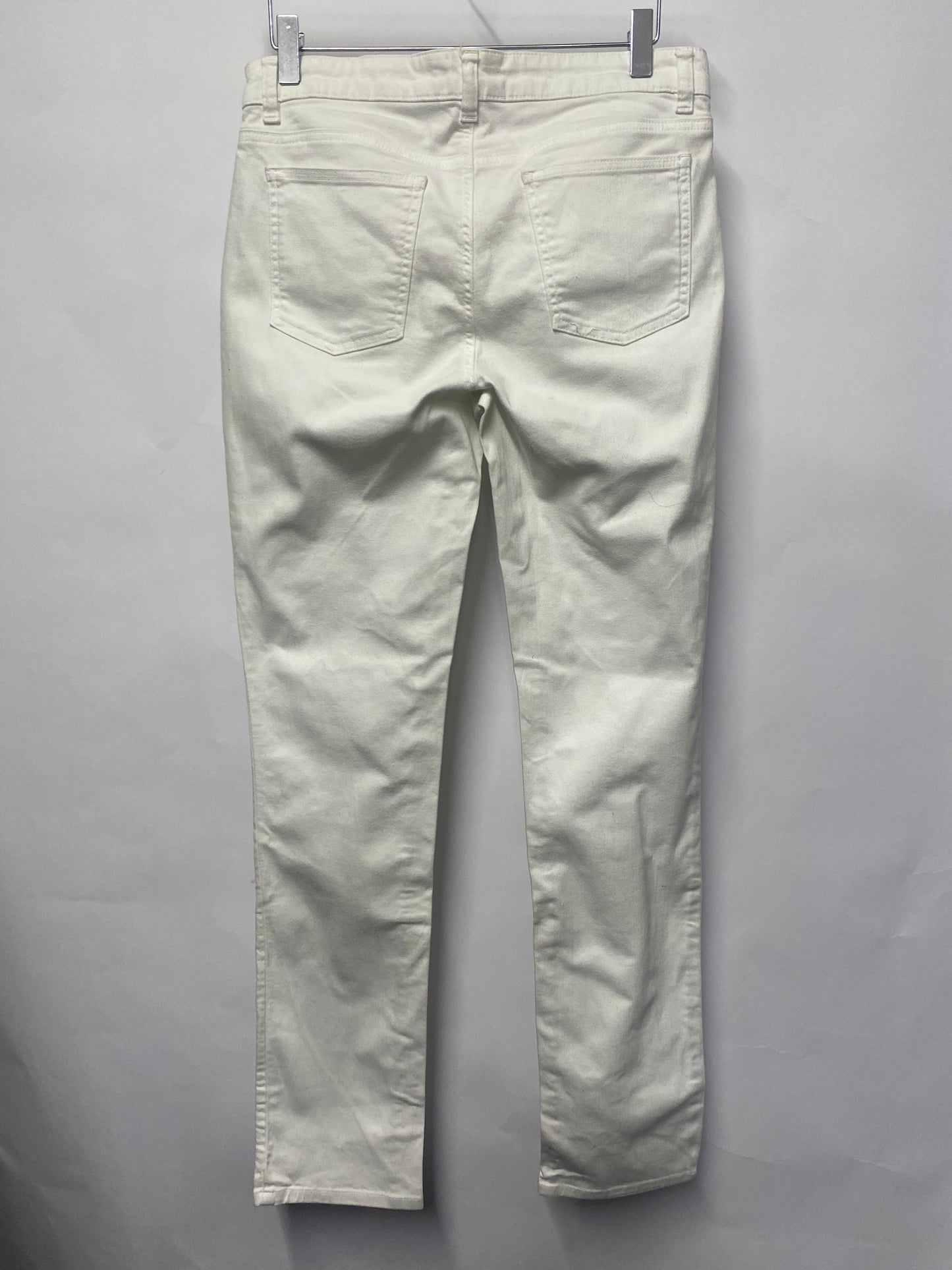 Eileen Fisher White Skinny Jeans 8