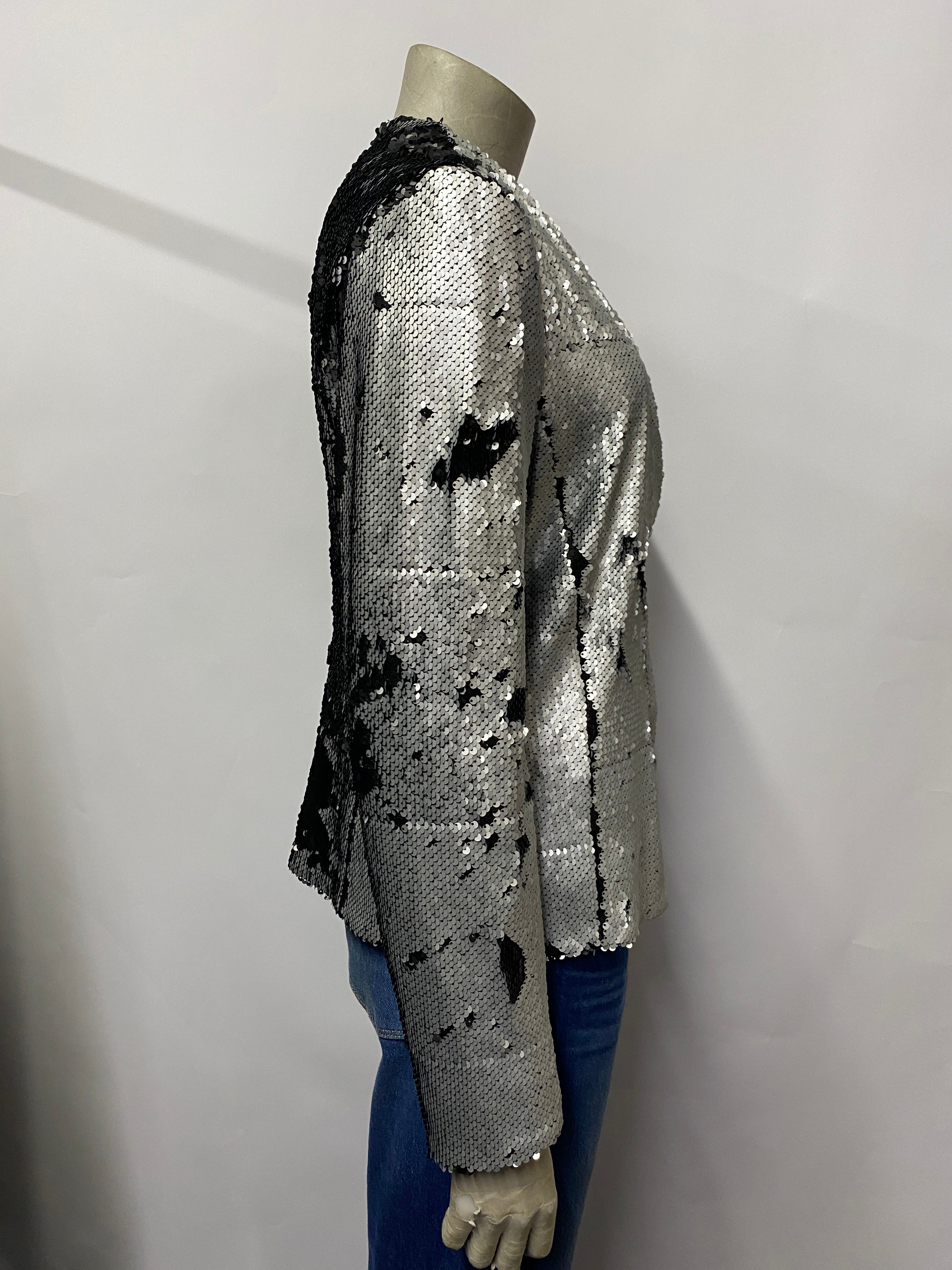 Silver grey 2025 occasion jacket