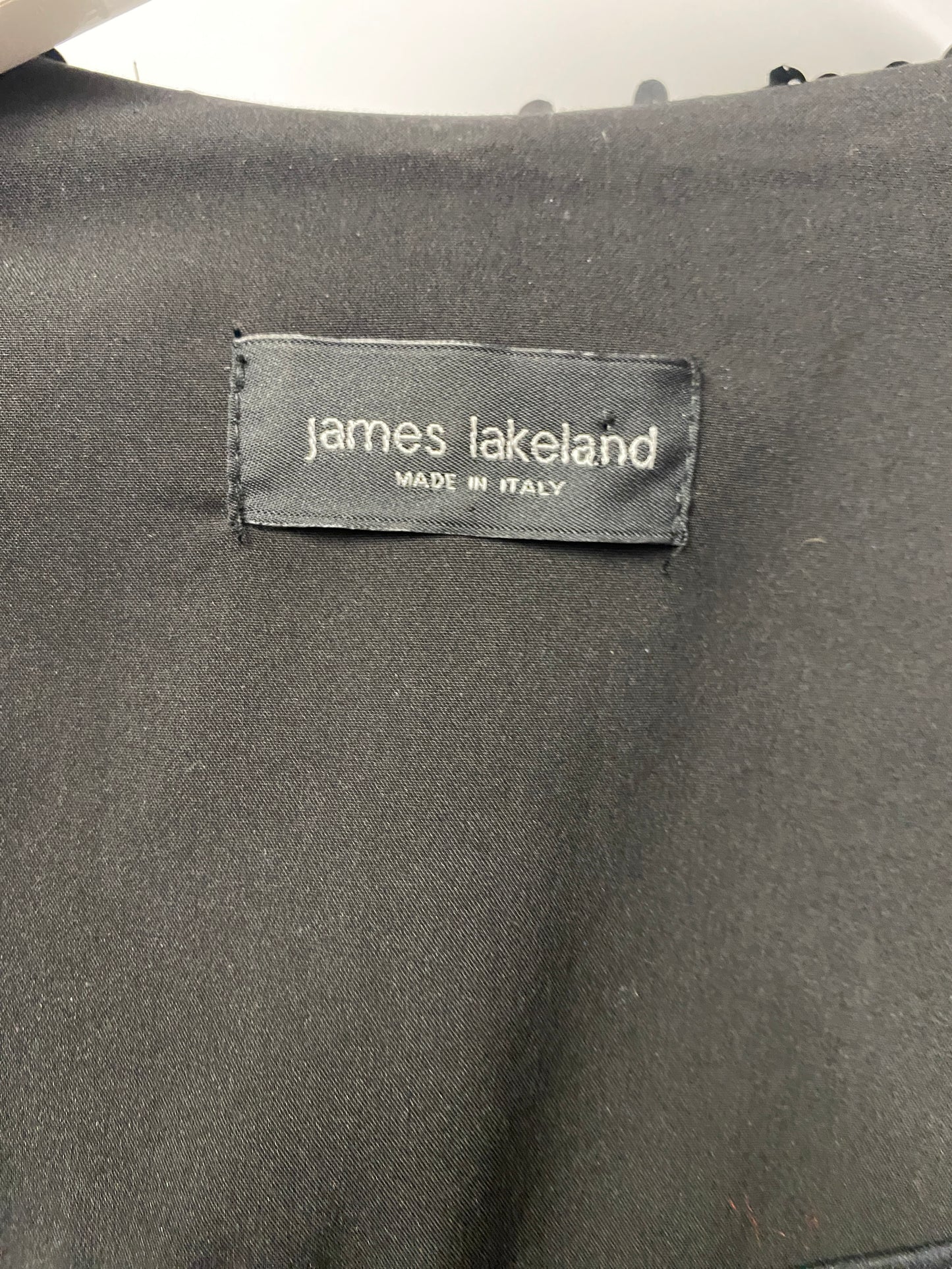 James Lakeland Silver and Black Sequinned Occasion Jacket 14