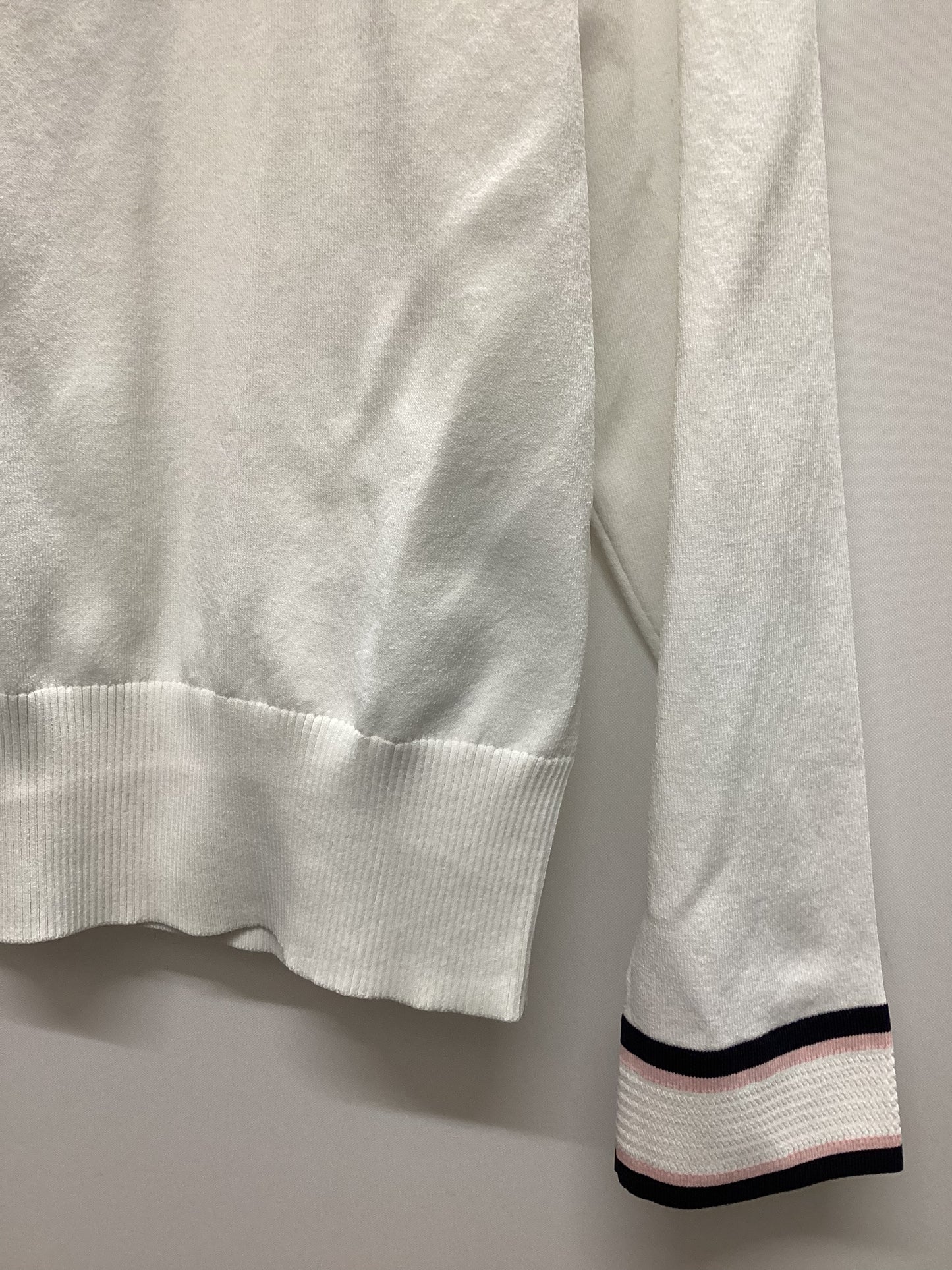 Ted Baker White Pink and Black Stripe Cardigan Size 4 (14)