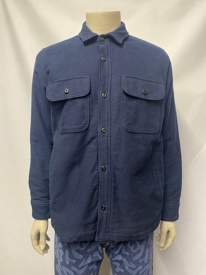 Everlane Navy Corduroy Borg Lined Jacket Medium