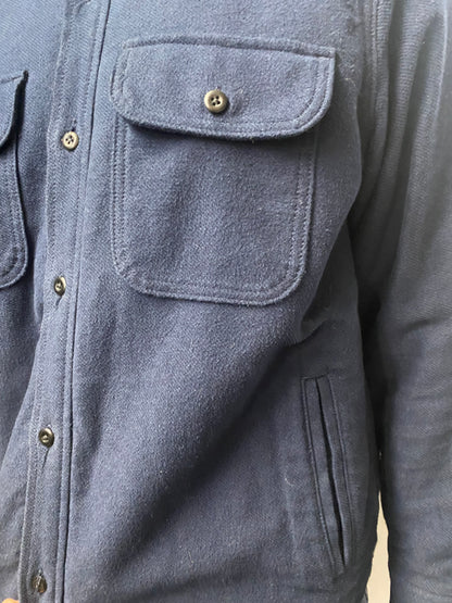 Everlane Navy Corduroy Borg Lined Jacket Medium