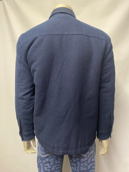 Everlane Navy Corduroy Borg Lined Jacket Medium