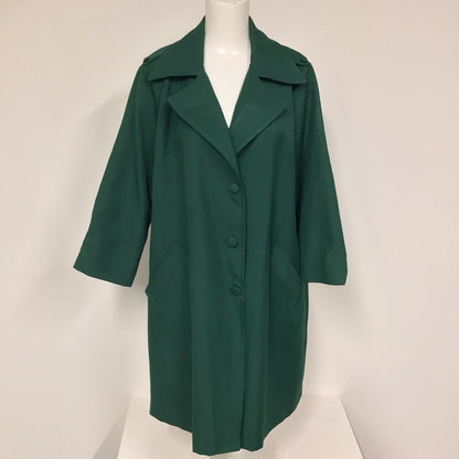 Vintage Celeste Fashion House Green Trench Coat Size Ch48" (approx.)