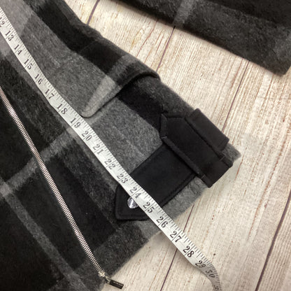 Karen Millen Black Grey Checked Jacket Size 14