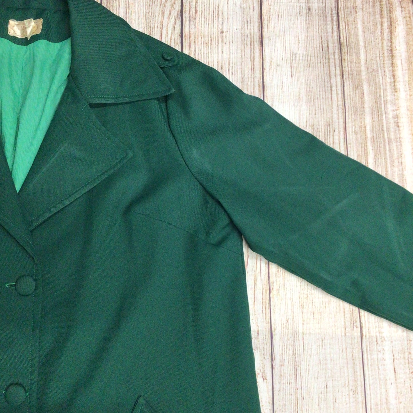 Vintage Celeste Fashion House Green Trench Coat Size Ch48" (approx.)