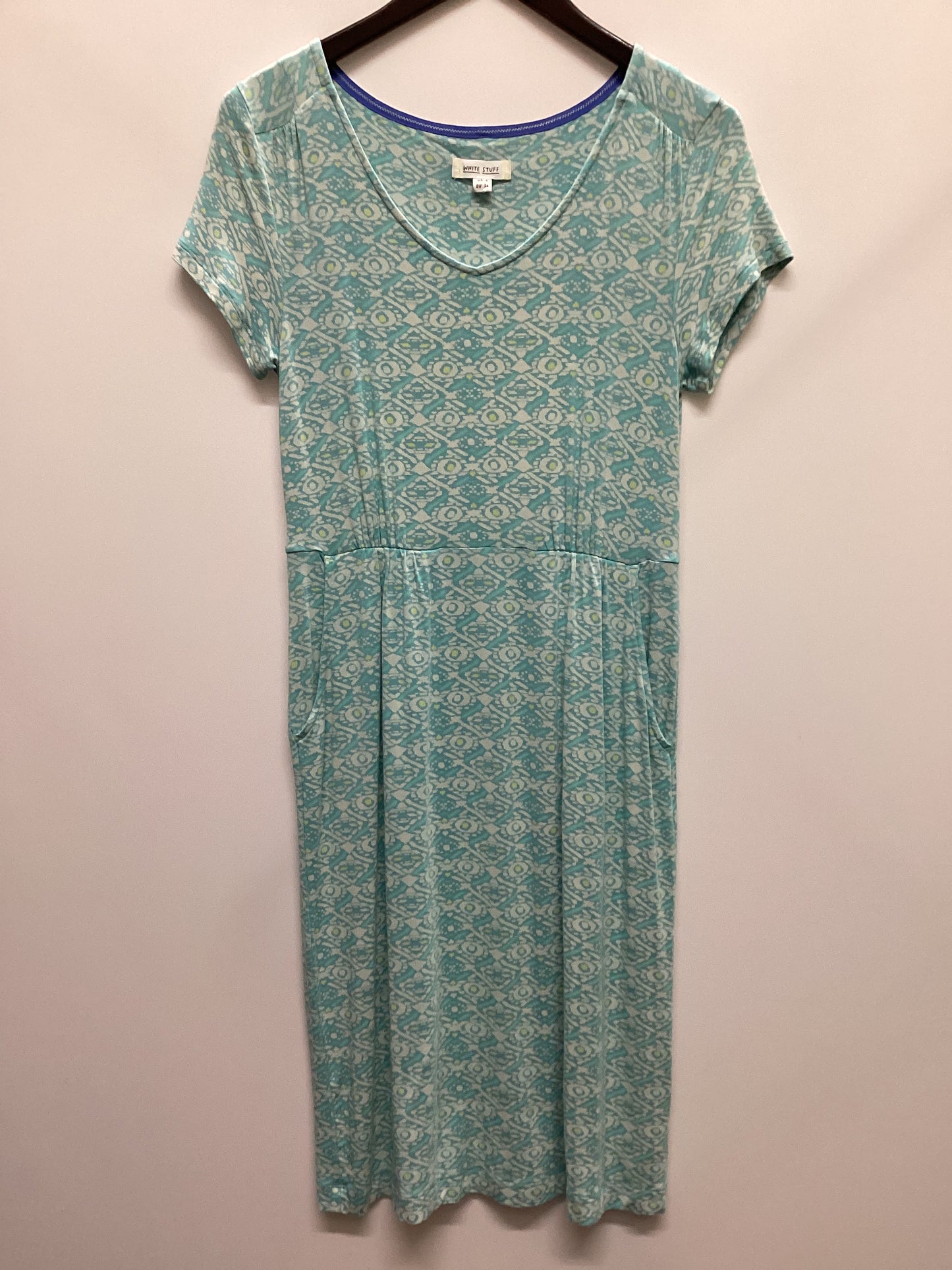 White Stuff Light Blue Dress with Pockets Size 8