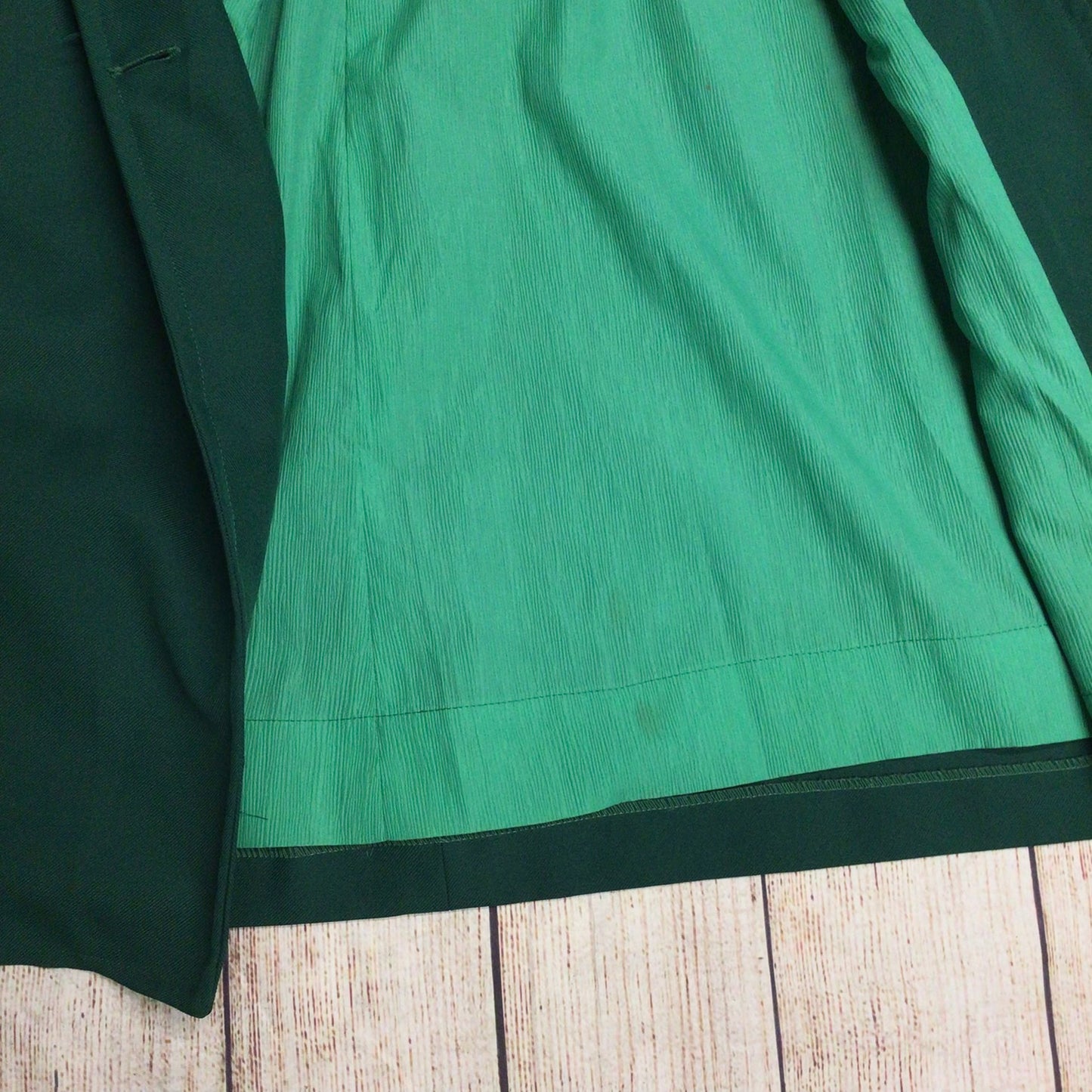 Vintage Celeste Fashion House Green Trench Coat Size Ch48" (approx.)