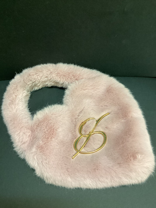 Blumarine Heart-Shaped Faux Fur Mini Bag
