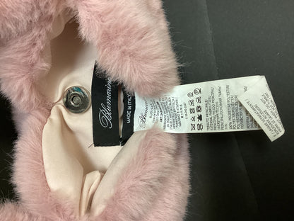 Blumarine Heart-Shaped Faux Fur Mini Bag
