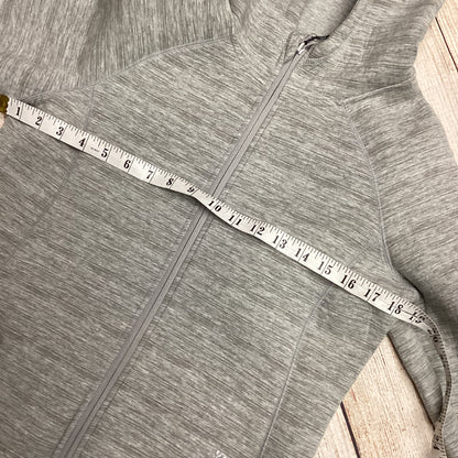 Mondetta Grey Cotton Zip Up Size 12