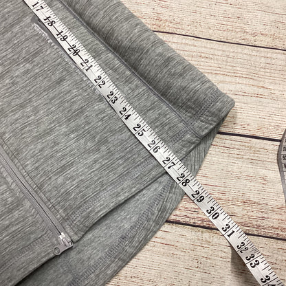 Mondetta Grey Cotton Zip Up Size 12