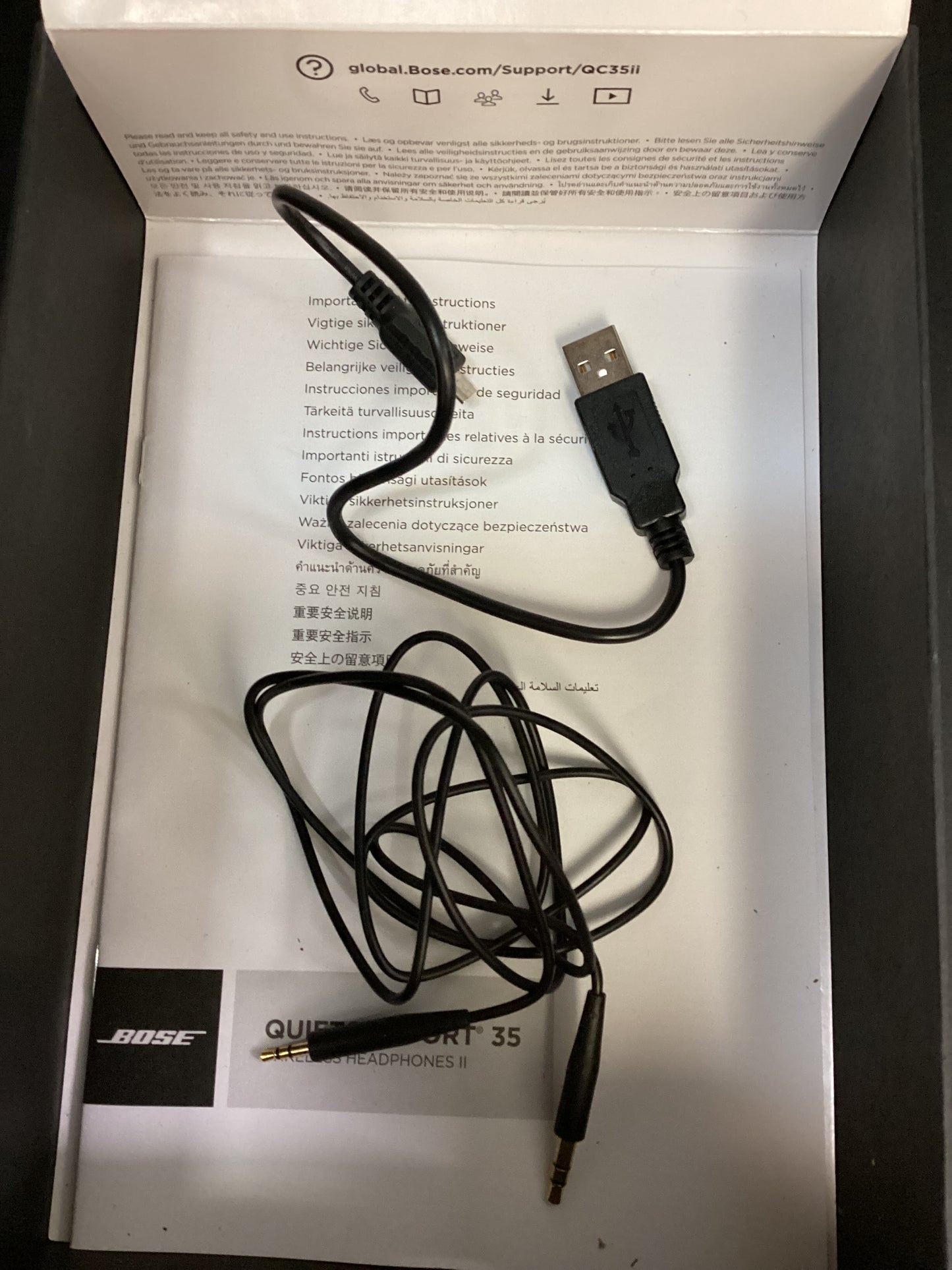 Bose QuietComfort 35 II Wireless Headphones Black