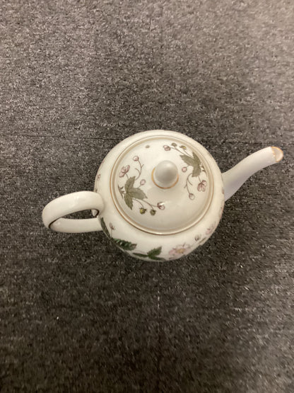 Wedgwood Strawberry Hill Coffee Pot - Bone China