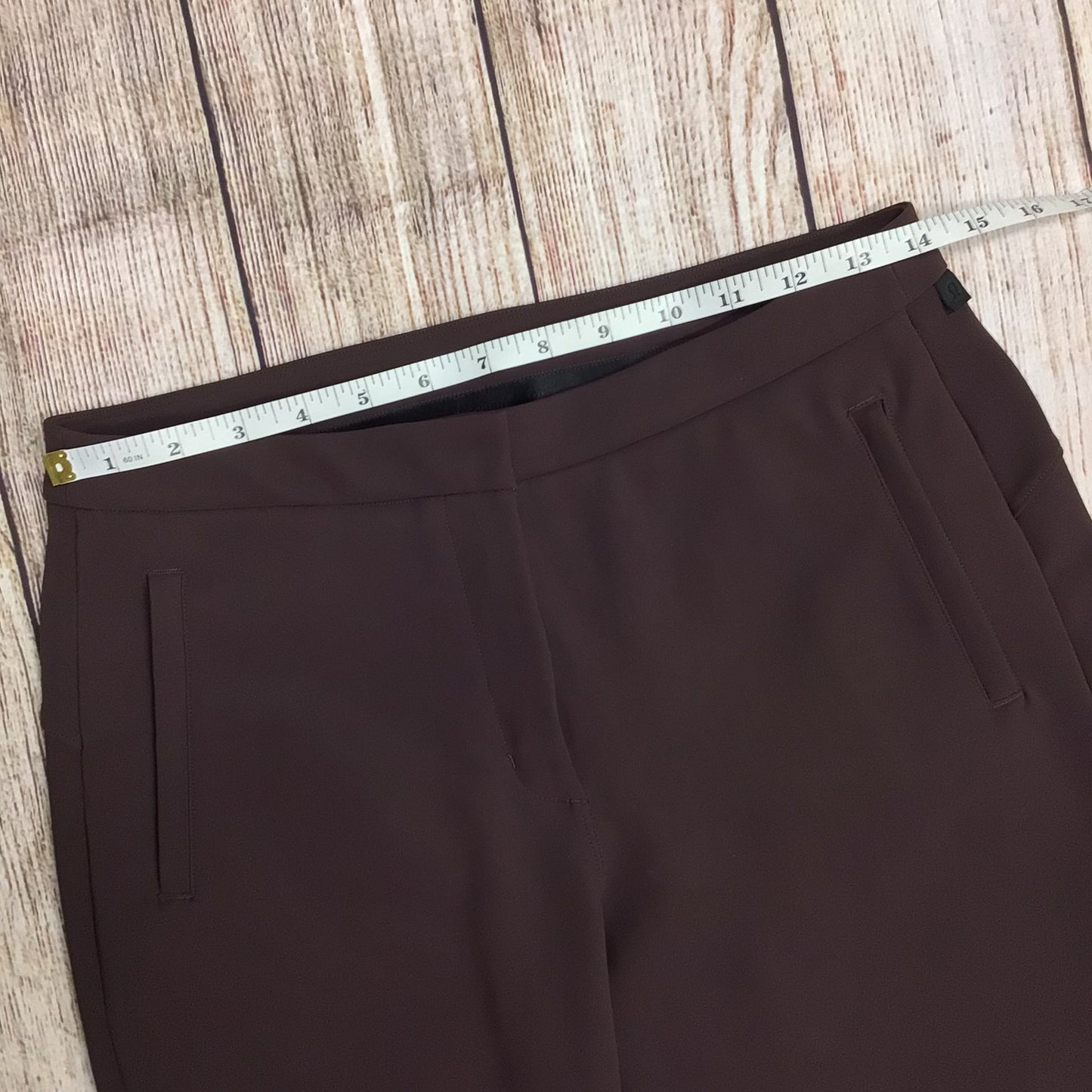 Lululemon Dark Brown/Purple Smart Trousers Size W28