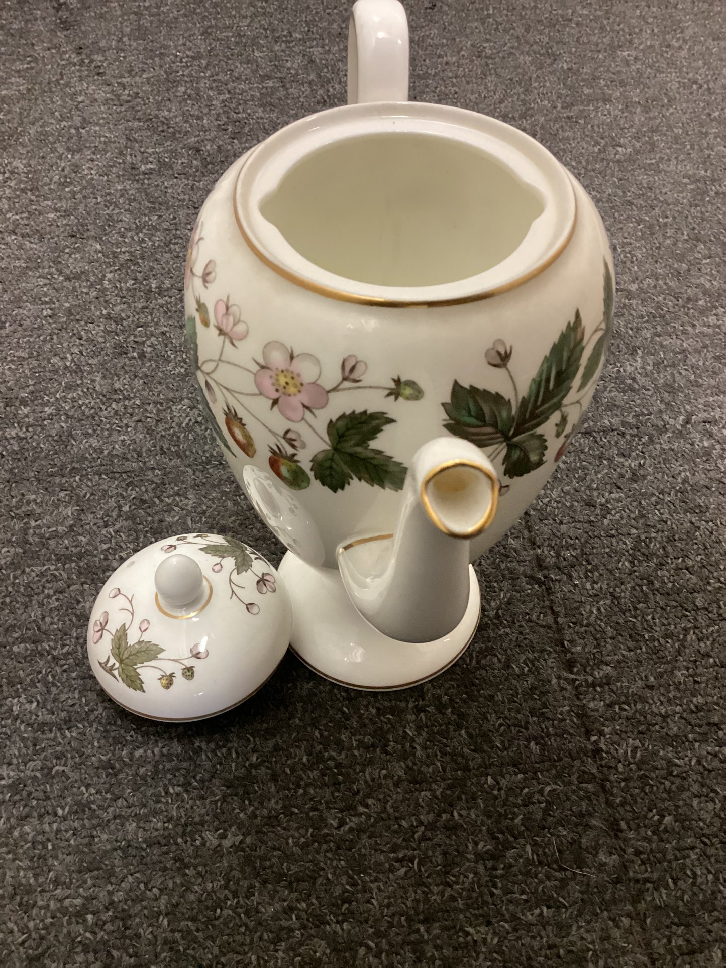 Wedgwood Strawberry Hill Coffee Pot - Bone China