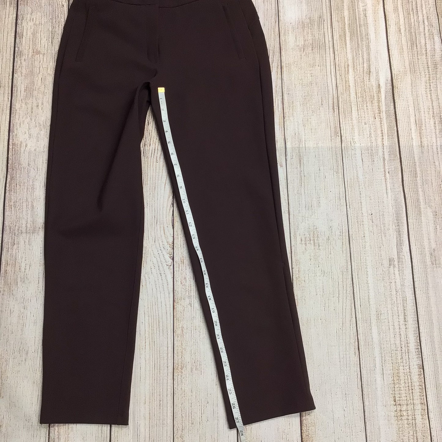 Lululemon Dark Brown/Purple Smart Trousers Size W28