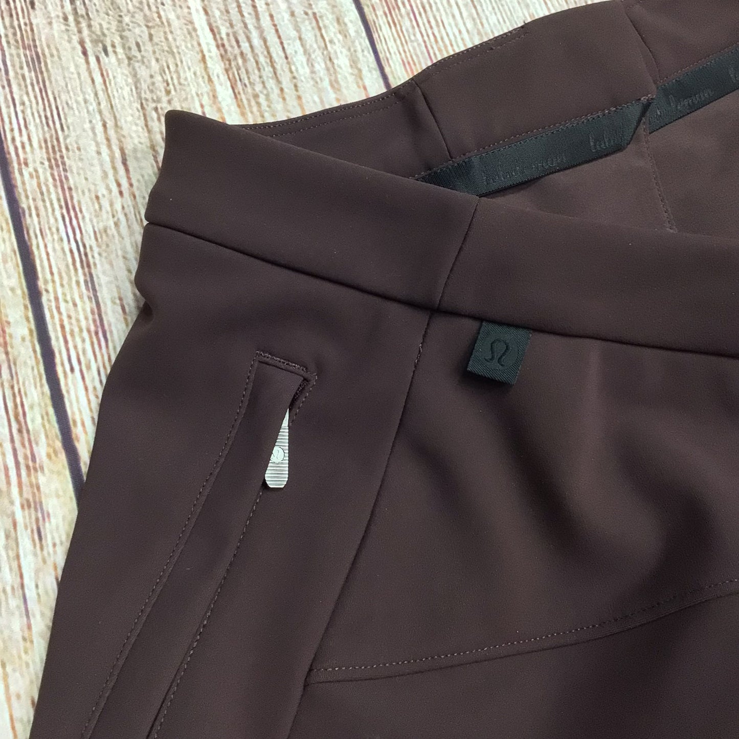 Lululemon Dark Brown/Purple Smart Trousers Size W28