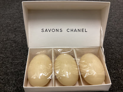 3 CHANEL No. 5 Bar Soaps in Box - SAVONS CHANEL - 8 1/4 Oz