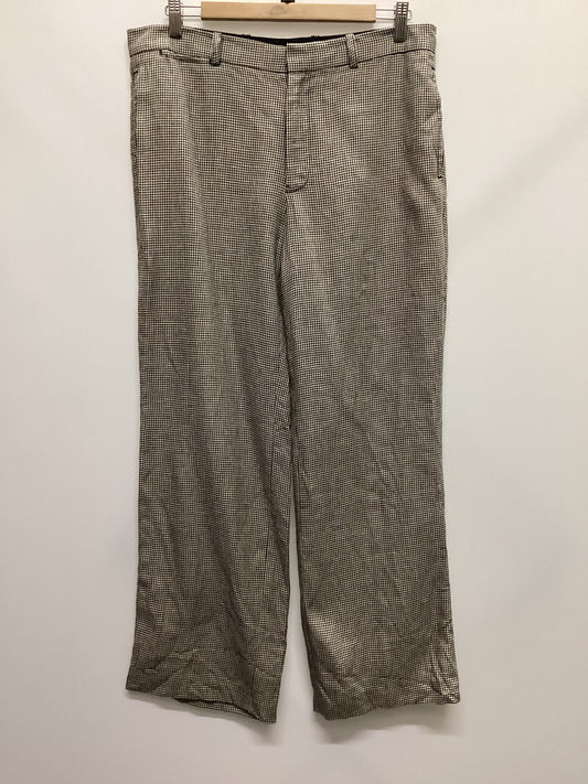 Vintage Ralph Lauren Micro Houndstooth Wool and Linen Trousers Size 10