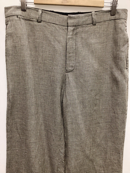 Vintage Ralph Lauren Micro Houndstooth Wool and Linen Trousers Size 10