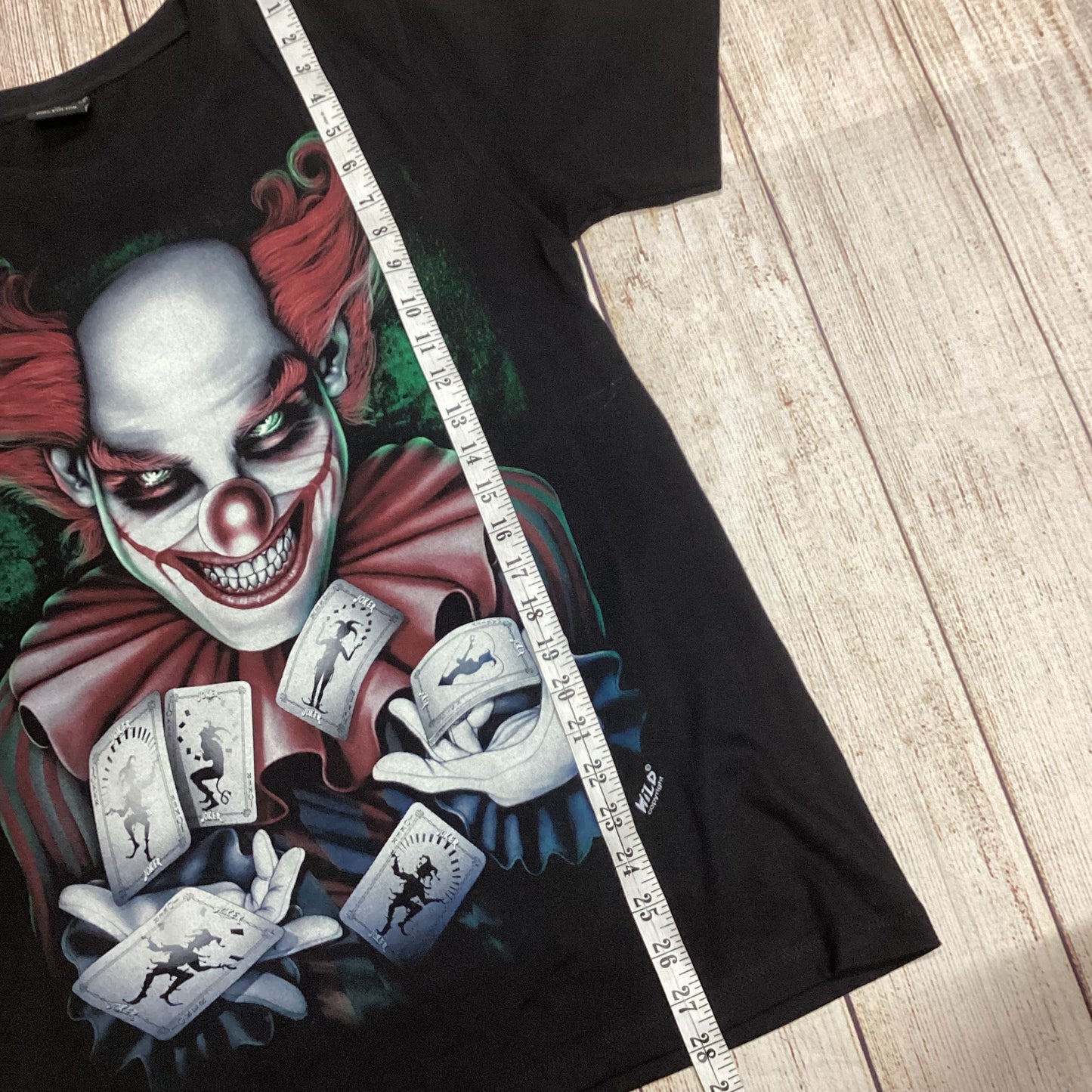 Wild Black 100% Cotton Joker T-shirt Size M