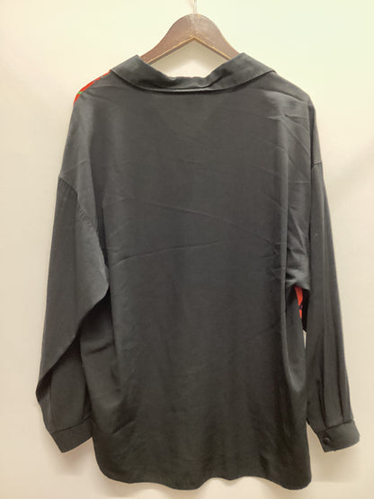 Vintage Vibrant Geometric Pattern Shirt Size 14