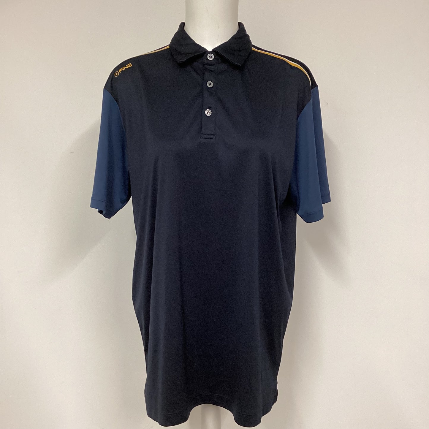 Ping Sensorcool Navy Polo Shirt Size L