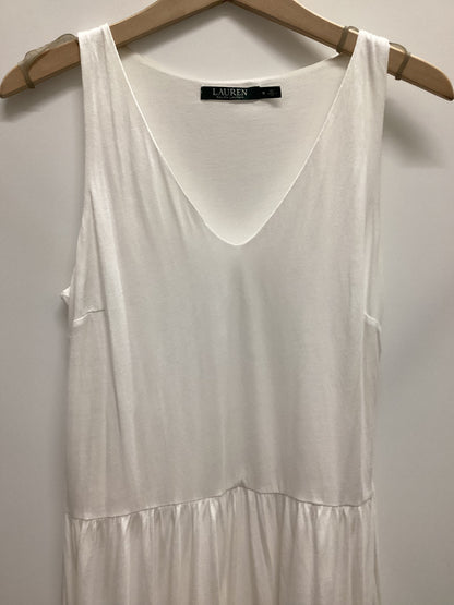 LAUREN Ralph Lauren 100% Cotton White Dress Size M