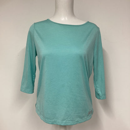 Jack Wolfskin Aquamarine Blue 3/4 Sleeve Top Size S