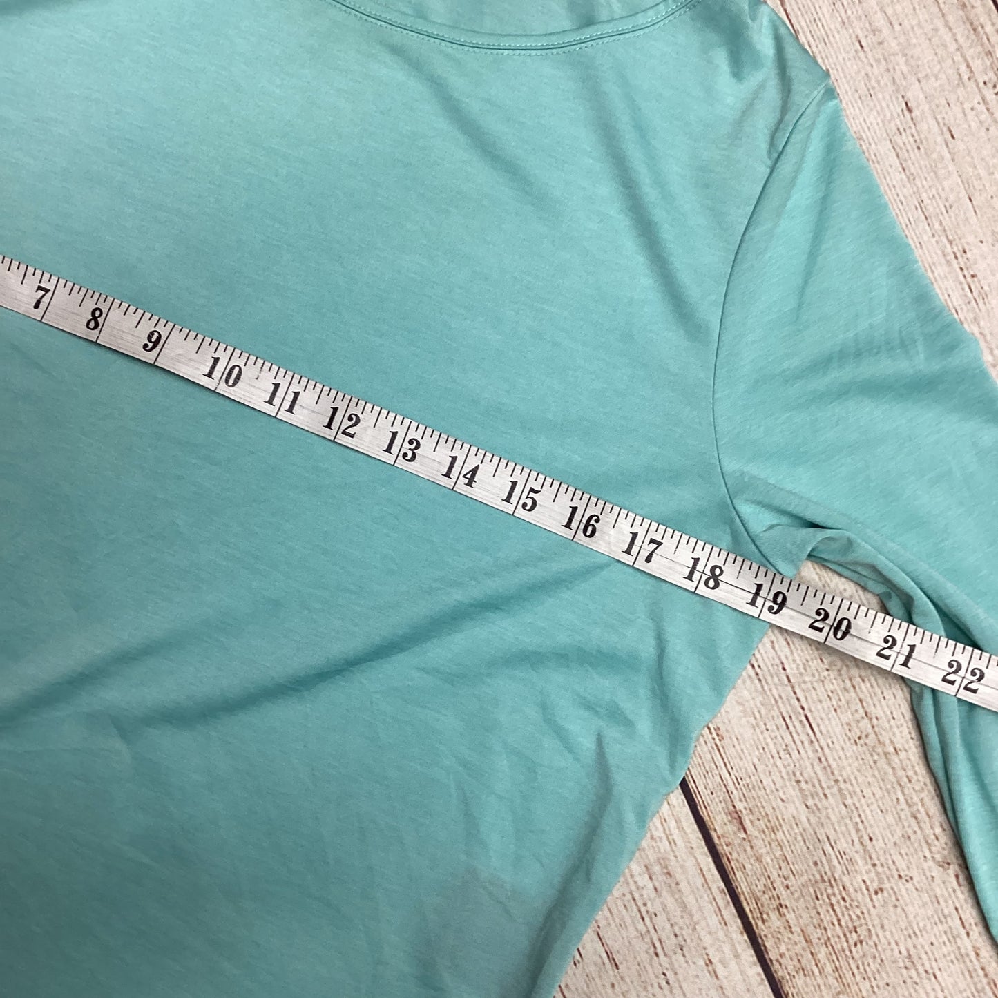 Jack Wolfskin Aquamarine Blue 3/4 Sleeve Top Size S