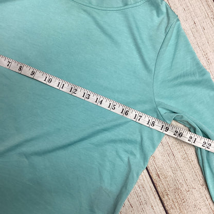 Jack Wolfskin Aquamarine Blue 3/4 Sleeve Top Size S