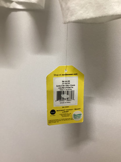 BNWT Hello Kitty x Zumba Long Sleeve Printed Tee Size M