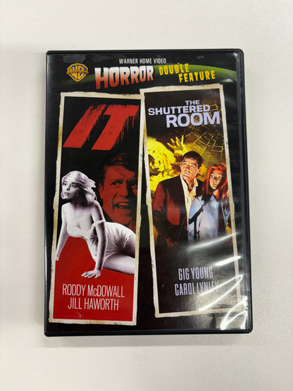 IT and The shuttered Room, Warner Home Video Horror Double Feature DVD, 1994/1966