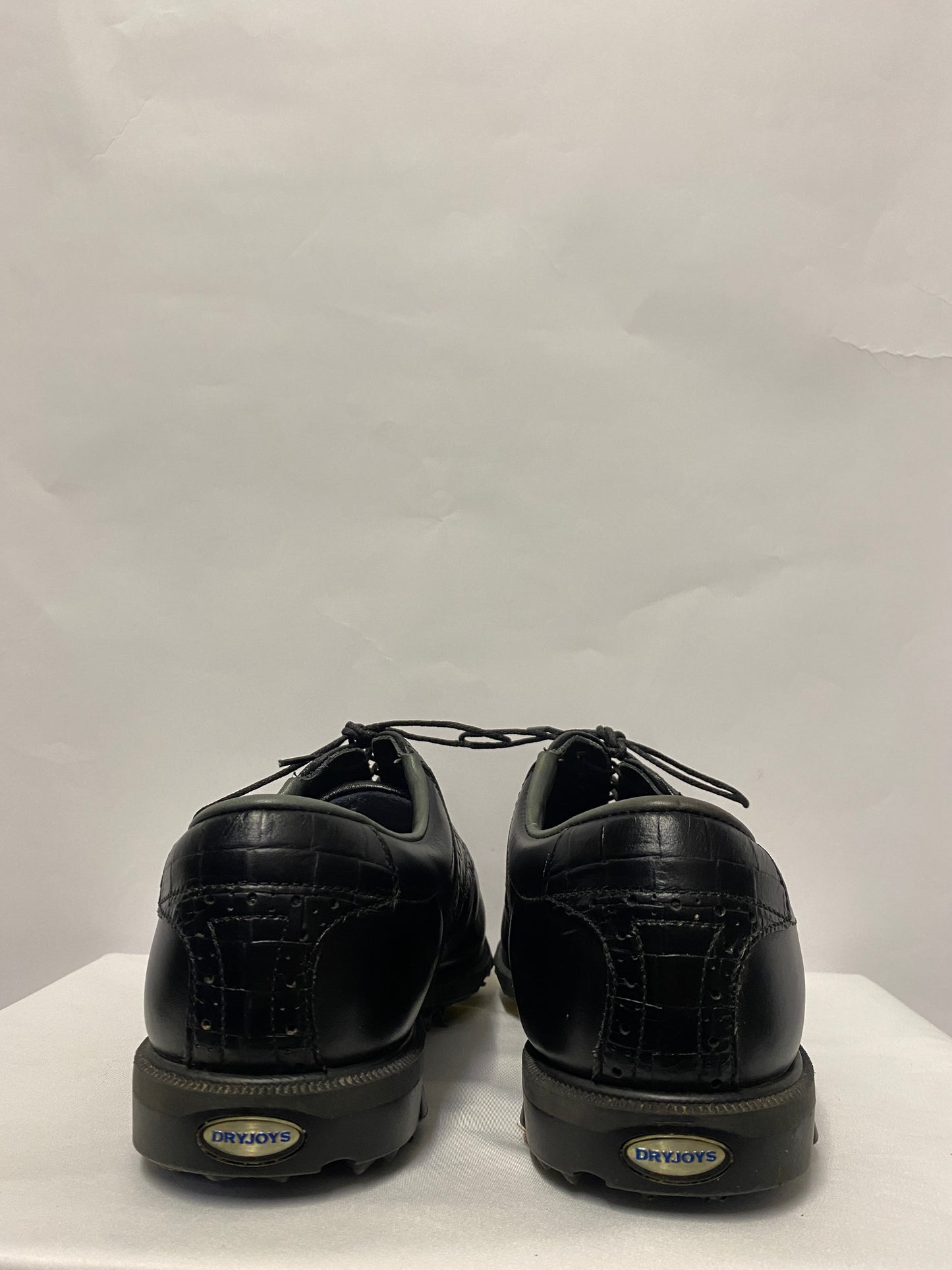 Dry Jons Black Leahter Golf Shoes 8.5