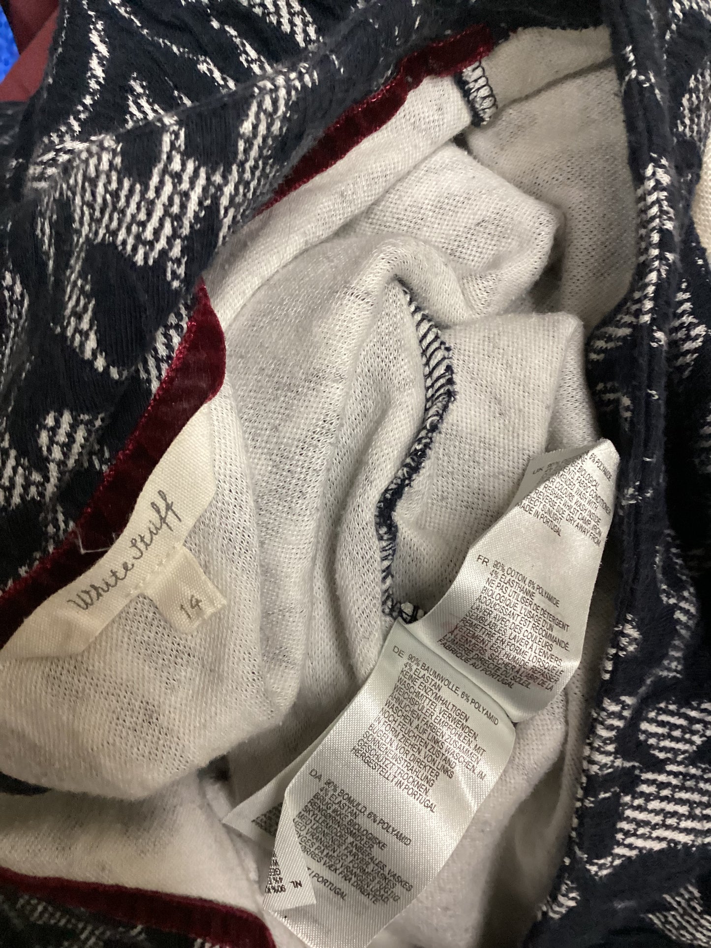 White Stuff Cotton Blue Tunic/Mini-Dress Size 14