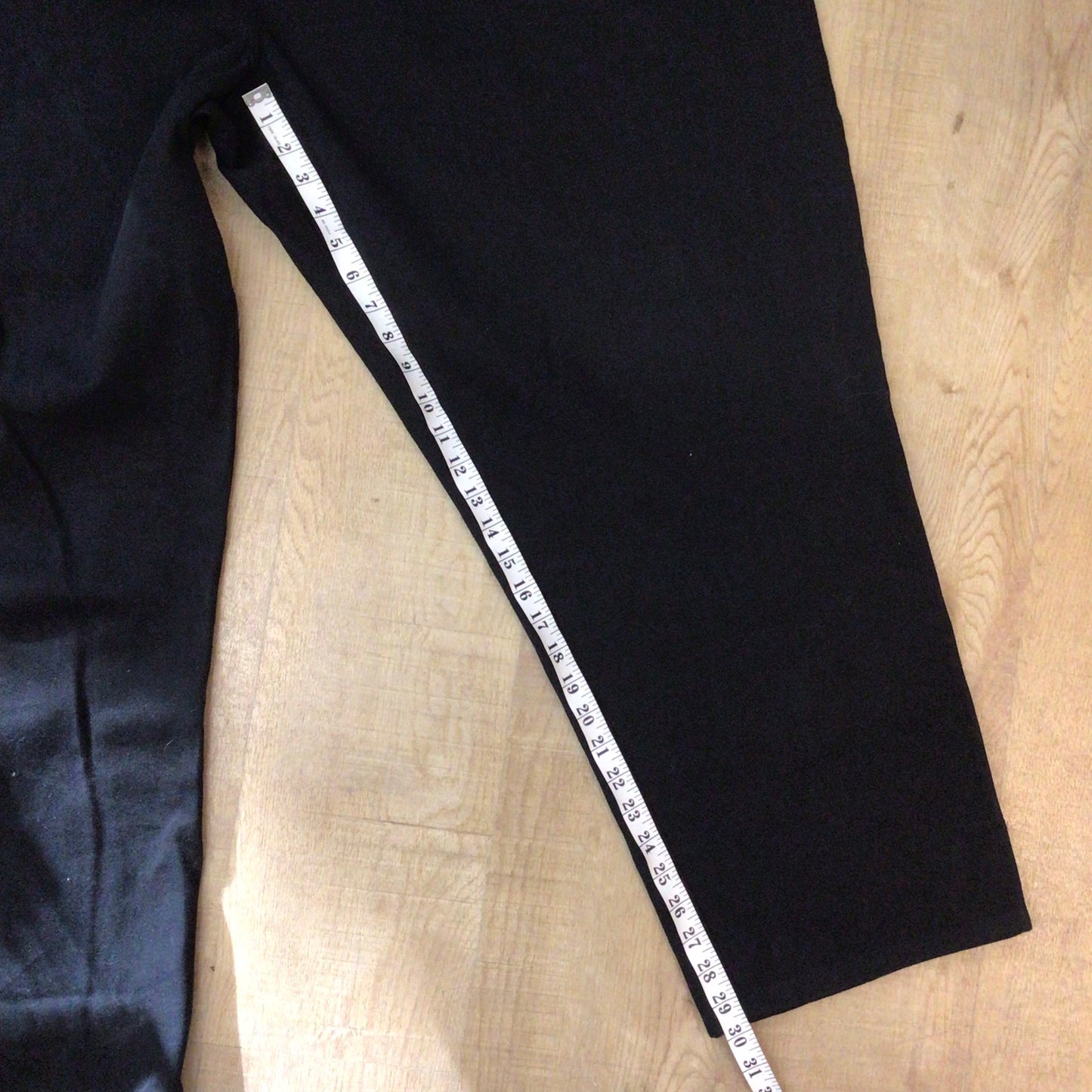 BNWT Lucy & Yak Black Addison Tapered Twill Trousers Size W50R