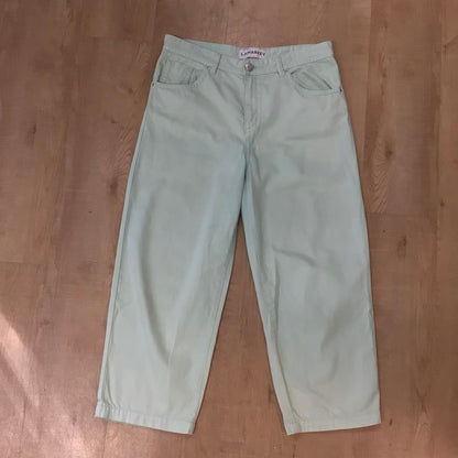LF Markey Light Mint Green 100% Cotton Jeans Size 30