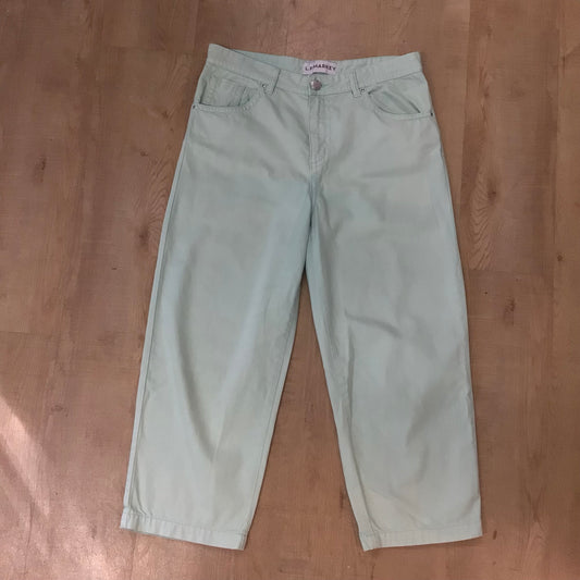 LF Markey Light Mint Green 100% Cotton Jeans Size 30