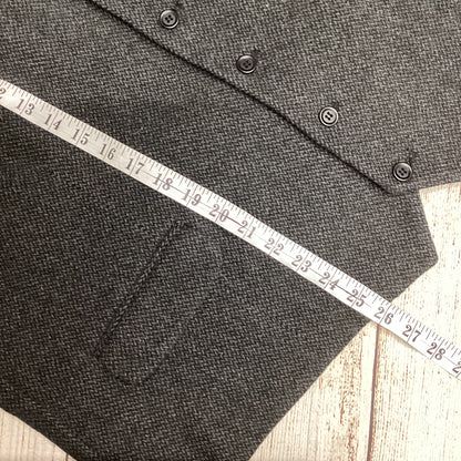 Classic London Grey Wool Blend Waistcoat Ch 50"