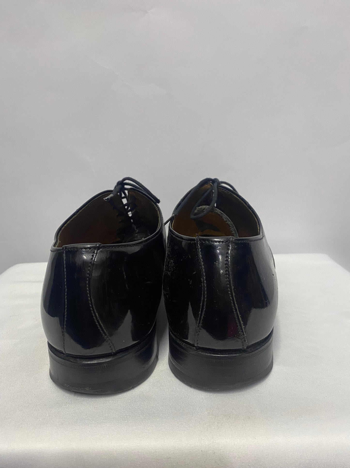 Alfred Sargent Black Patent Leather Oxford Brogues 7