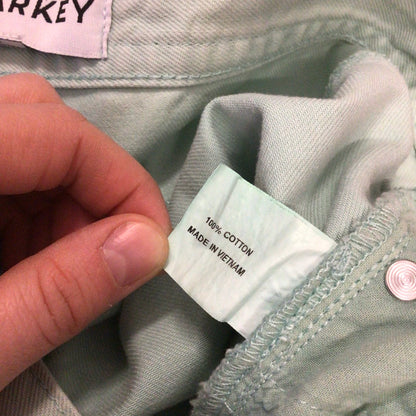 LF Markey Light Mint Green 100% Cotton Jeans Size 30