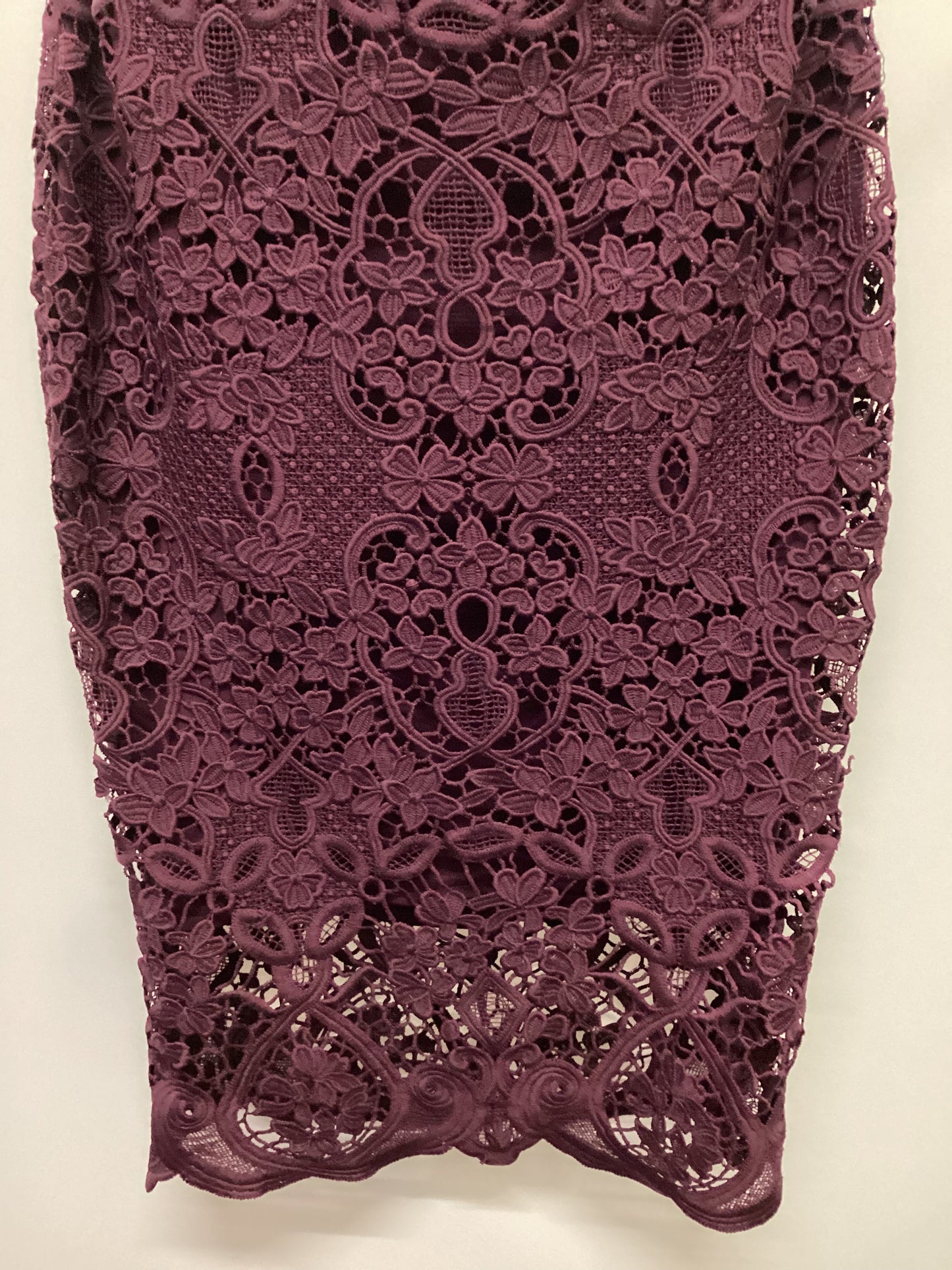 Lipsy Sequins and Lace Purple Dress Size 10